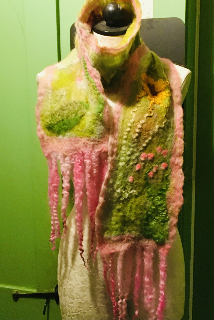 Betsey's Nuno Felted Scarf